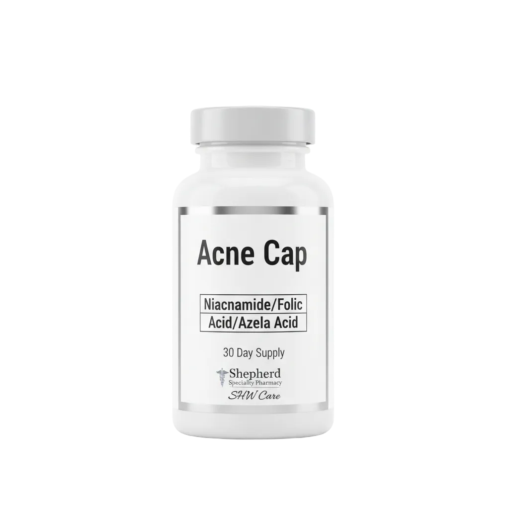 Acne Cap Niacinamide Folic Acid Azeliac Acid 30-Day Program