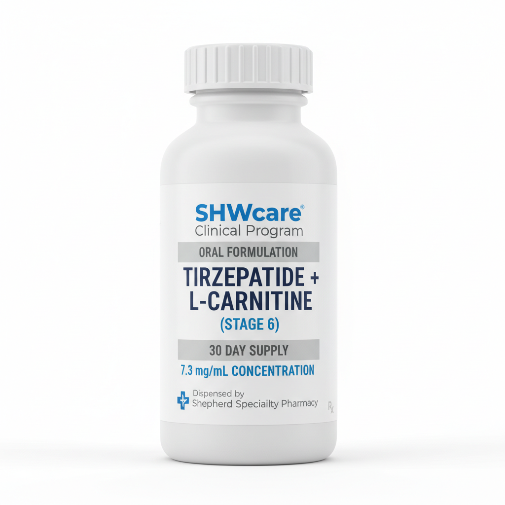 Tirzepatide + LCarnitine (stage 6) (oral) 30-Day Program