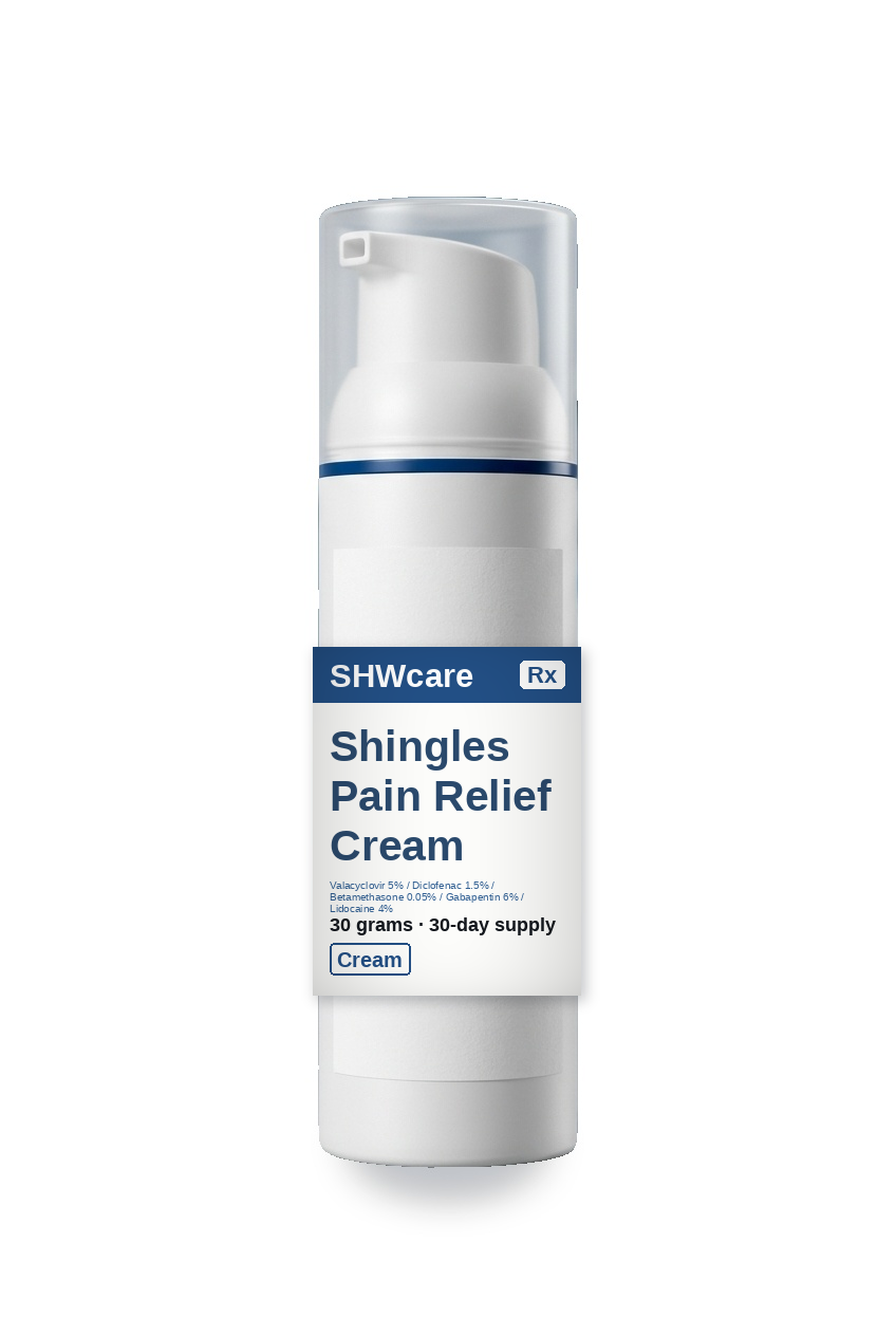 Shingles Pain Relief Cream 30-Day Program — SHWcare