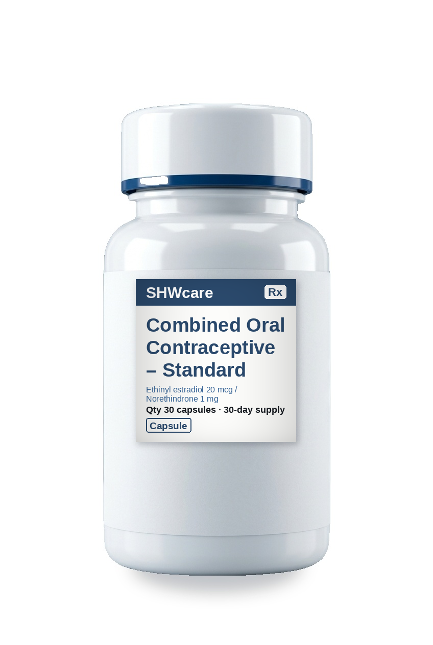 Combined Oral Contraceptive – Standard 30-Day Program — SHWcare