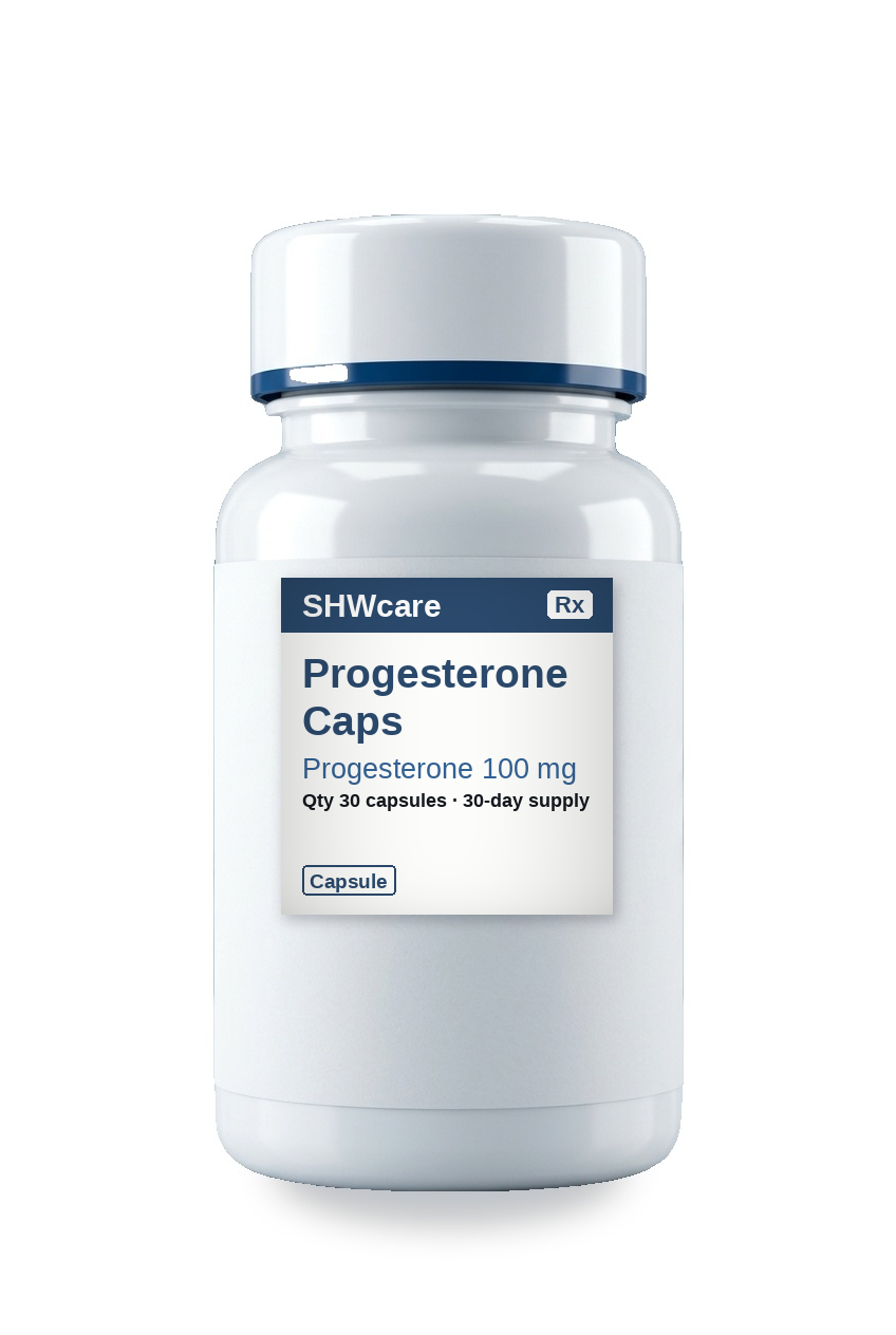 Progesterone Caps 30-Day Program — SHWcare